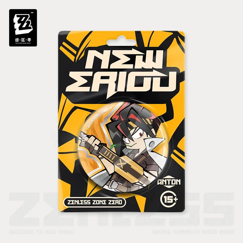 new eridu series belobog heavy industries chibi tinplate badge ACG GO