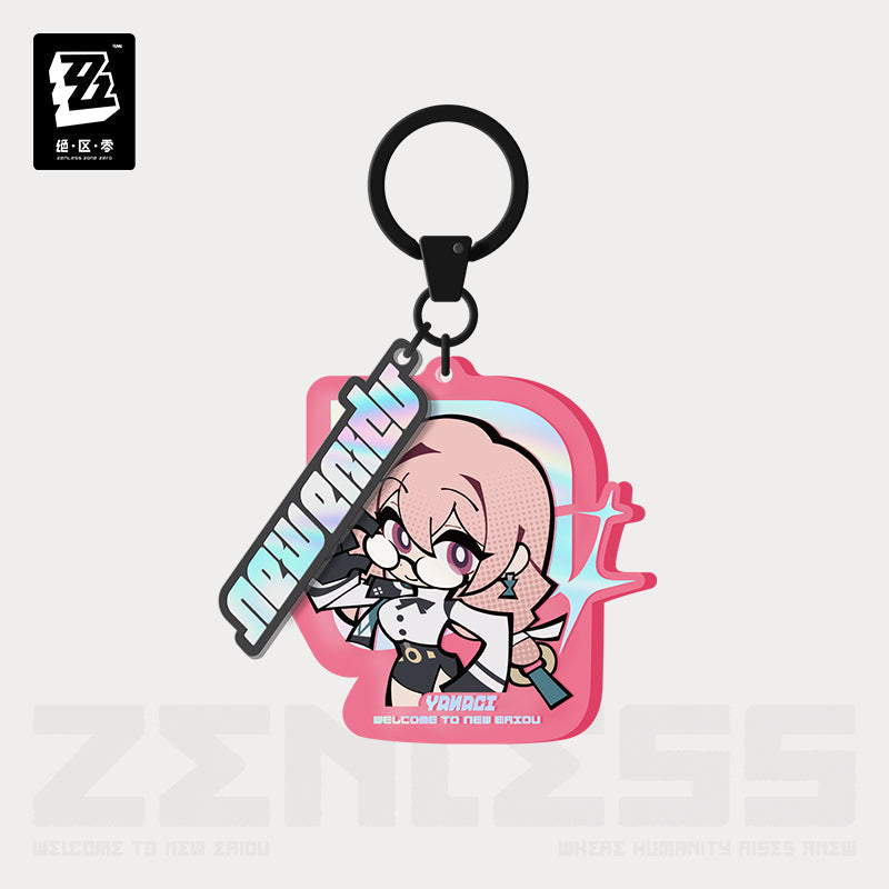 new eridu series section 6 chibi acrylic keychain ACG GO