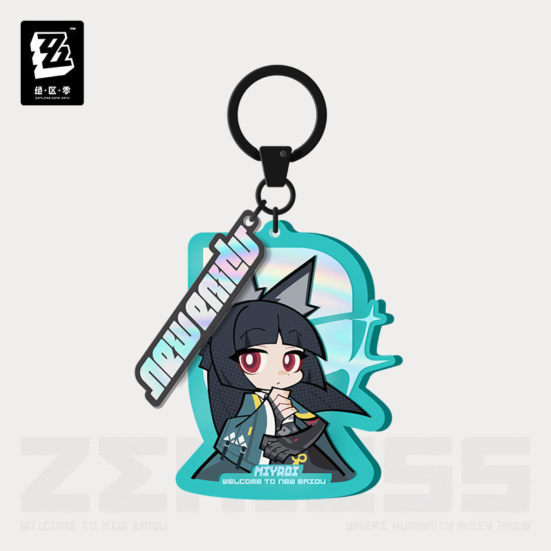new eridu series section 6 chibi acrylic keychain ACG GO