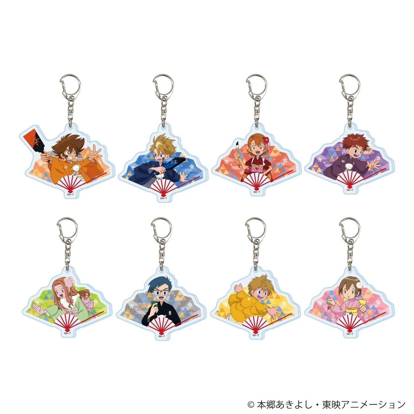 Adventure New Year's Ver. 12 Original Illustration Acrylic Keychain Mystery Box Digimon All Set (8pcs) ACG Go Anime www.acg-go.com Badge, Hikari Yagami, Ishida Yamato, Izumi Koshiro, Joe Kido, Mimi Tachikawa, Mystery Box, Pendant & Keychain, Sora Takenouchi, Takaishi Takeru, Yagami Taichi