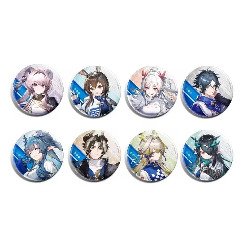 Arknights x Lawson Xin Sui Yi Jin Cheng Series Badge Mystery Box All Set (8 pcs) ACG Go Anime www.acg-go.com Arknights, Badge, Mystery Box