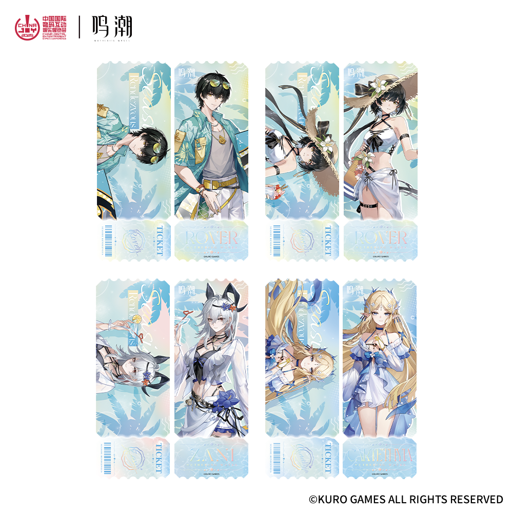 Seaside Rendezvous Series (Badge, Standee, Shikishi, Acrylic Card, Laser Ticket)
