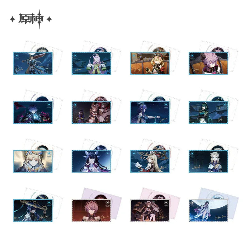 Moonlit Ballad of the Night Series Collectible Card Set Mystery Box Genshin Impact All Set (14 pcs) ACG Go Anime www.acg-go.com Art Decor, Genshin Impact, Mystery Box
