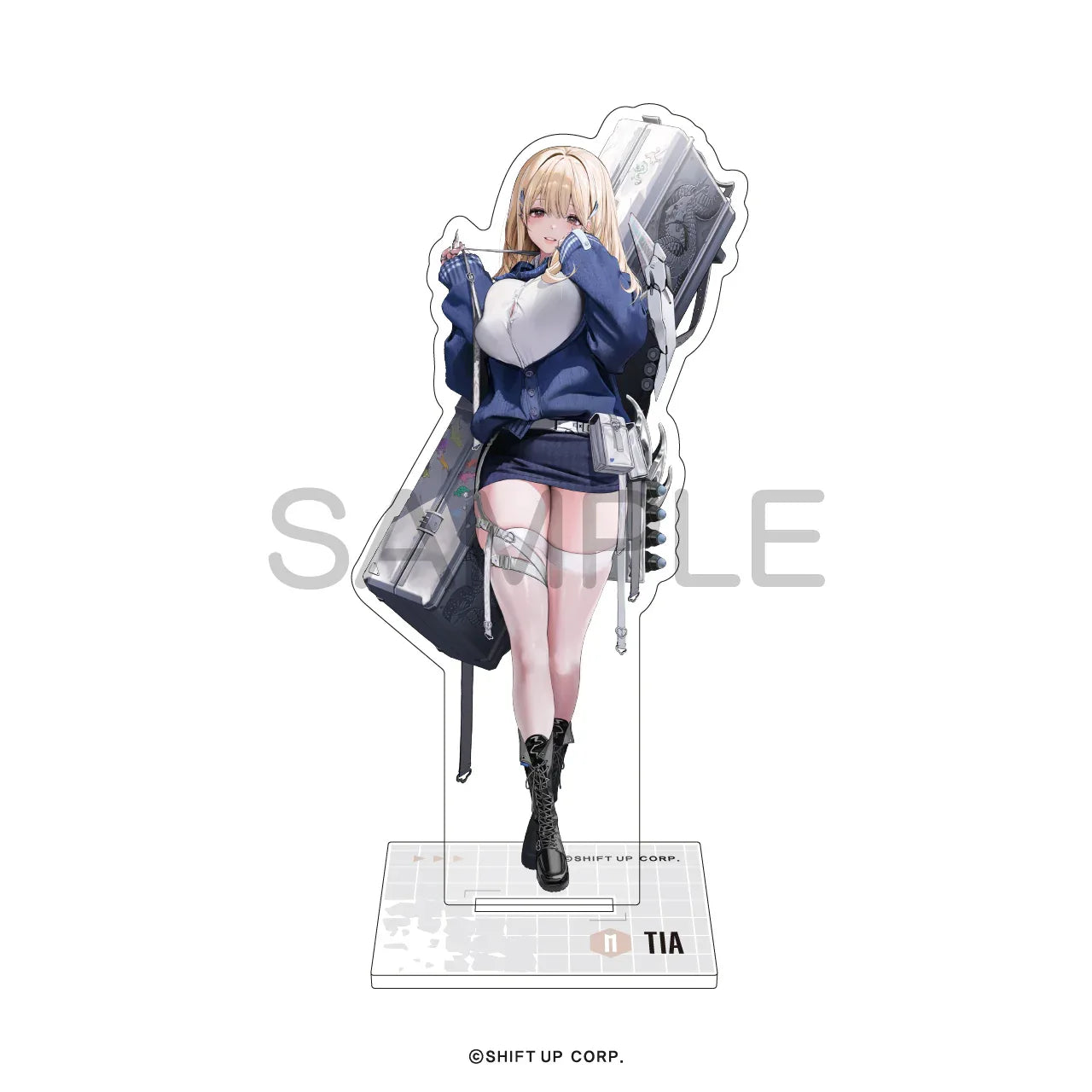 Acrylic Stand GODDESS OF VICTORY: NIKKE Tia ACG Go Anime www.acg-go.com Anis, Blanc, Cinderella, Crown, Maxwell, Mystery Box, Neon, Rapi, Scarlet Witch, Standee, Yuni