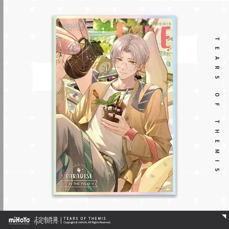Tears of Themis Paradise In The Palm Series PET Shikishi Cardboard Vyn Richter ACG Go Anime www.acg-go.com Art Decor, Artem Wing, Cardboard, Luke Pearce, Marius von Hagen, Shikishi, Tears of Themis, Vyn Richter