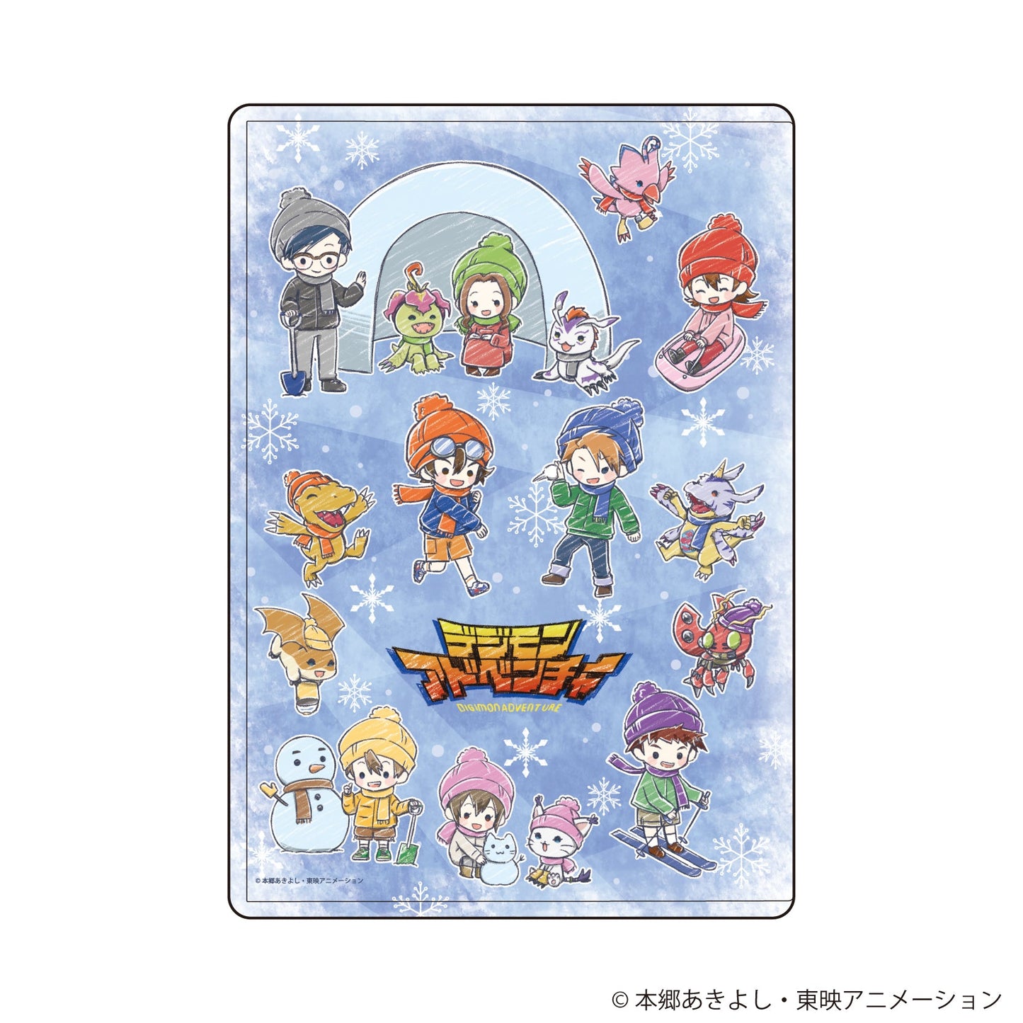 playing in the snow ver group design character clear case ACG GO