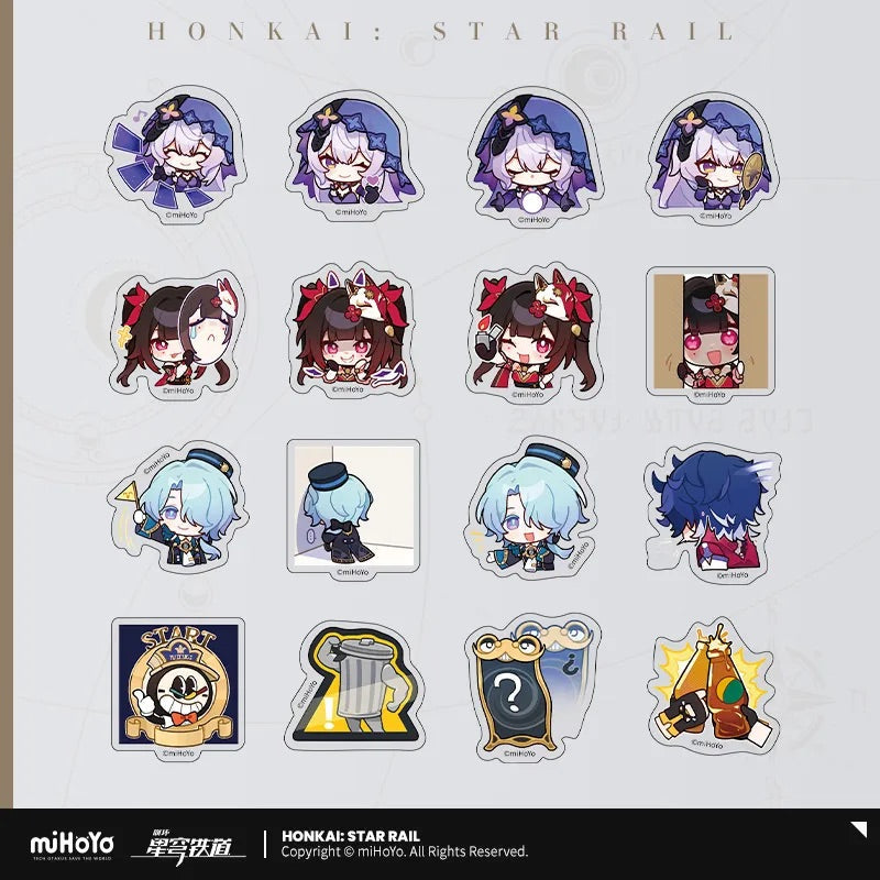 pom pom exhibition series chibi sticker box ACG GO