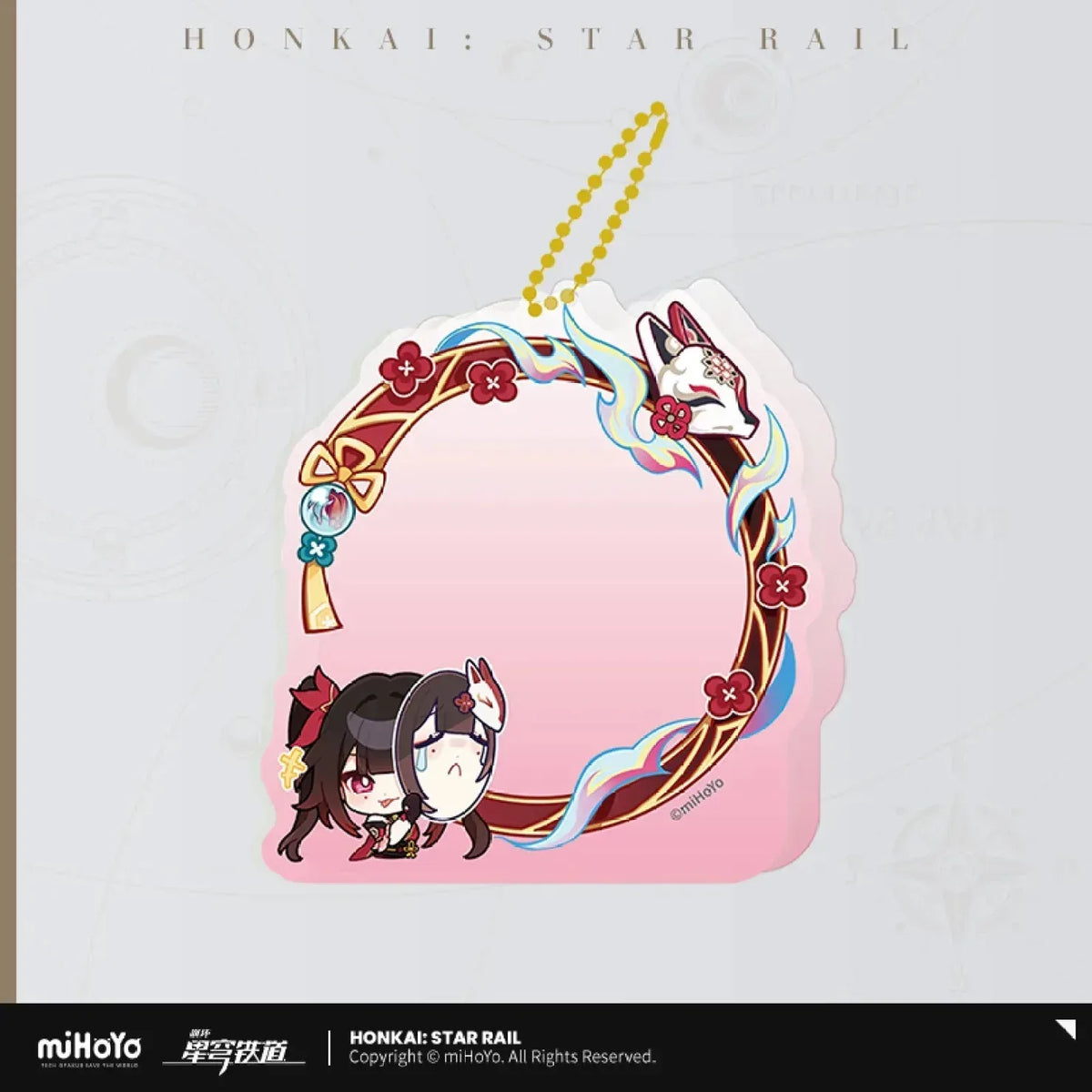 Honkai: Star Rail Pom-Pom Gallery Series Acrylic Badge Storage Case Sparkle ACG Go Anime www.acg-go.com Badge, Black Swan, Honkai: Star Rail, Misha, Sparkle
