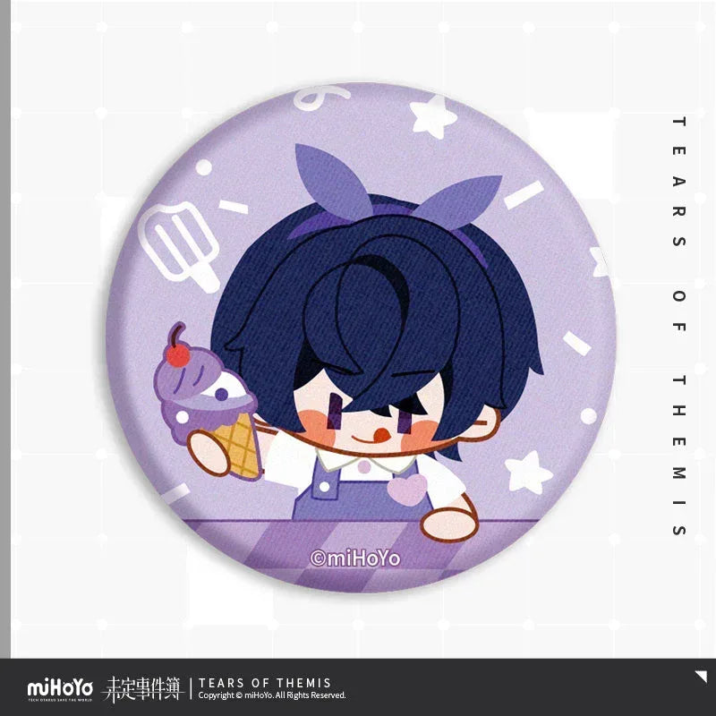 Tears of Themis Qin Shuang Mi Xia Series Chibi Plush Badge Marius von Hagen ACG Go Anime www.acg-go.com Artem Wing, Badge, Luke Pearce, Marius von Hagen, Vyn Richter