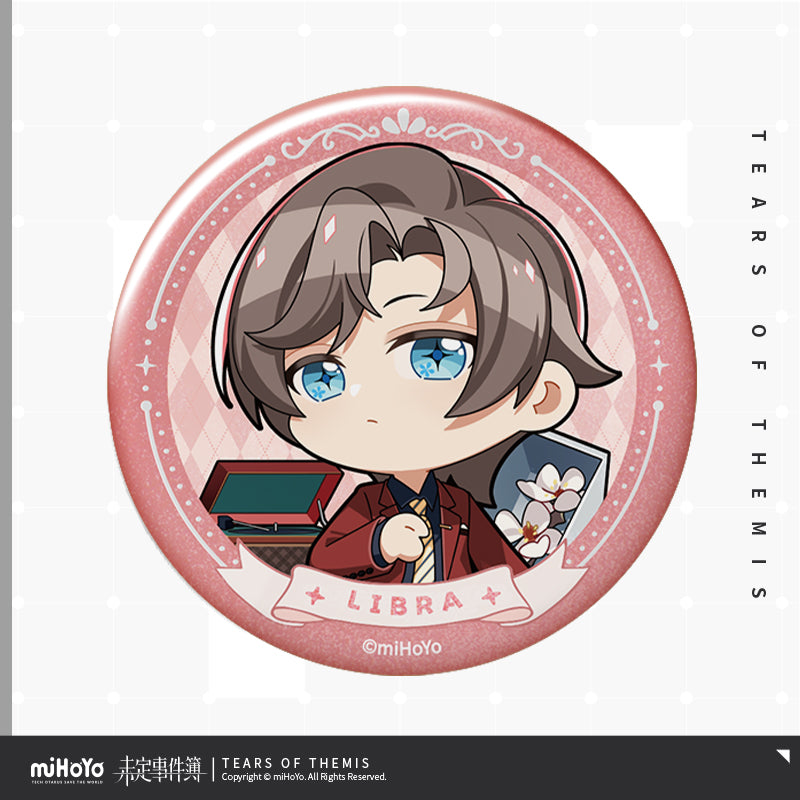 qing yuan yao yue series chibi tinplate badge ACG GO