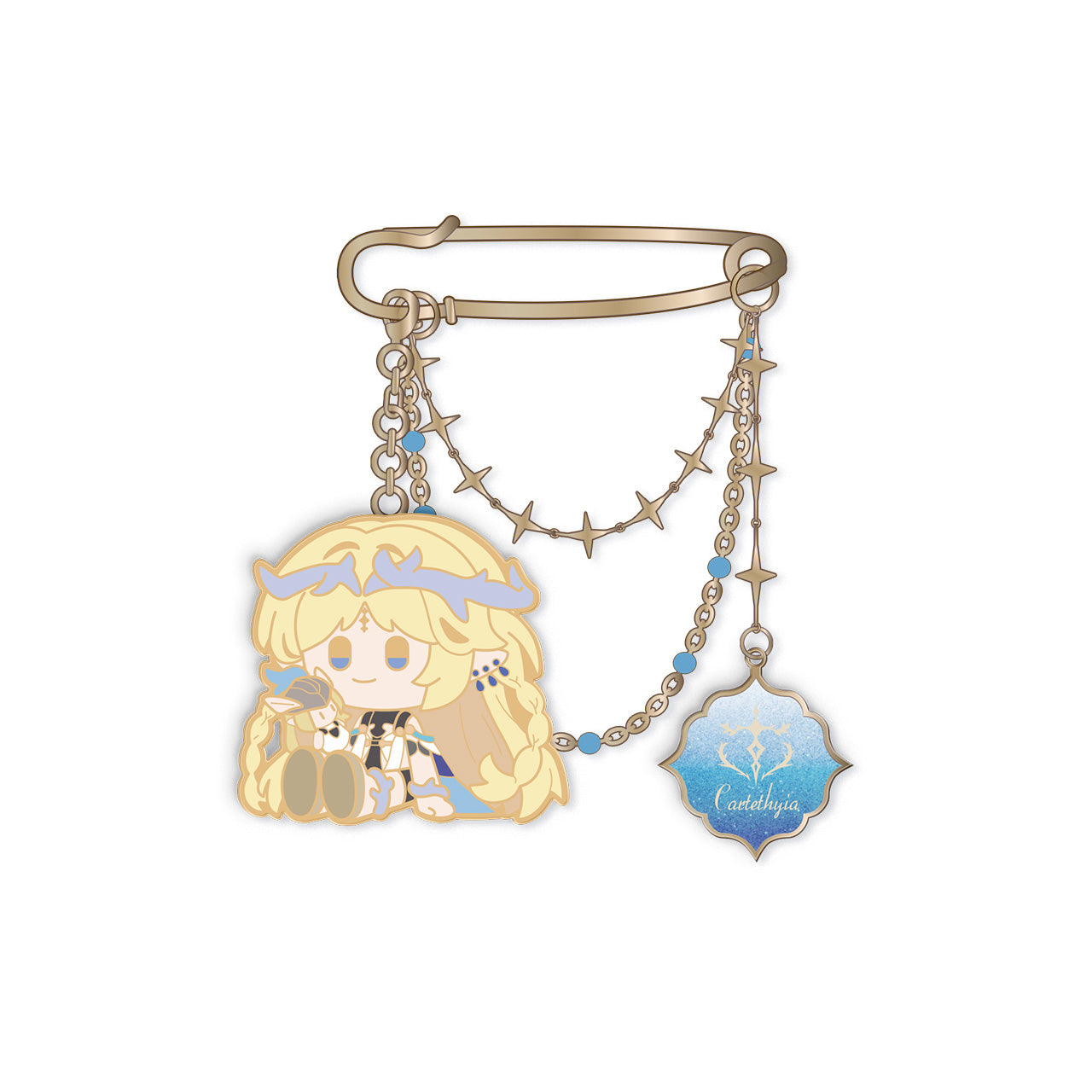 Resonator Theme Metal Brooch (Cartethyia, Augusta, Iuno)