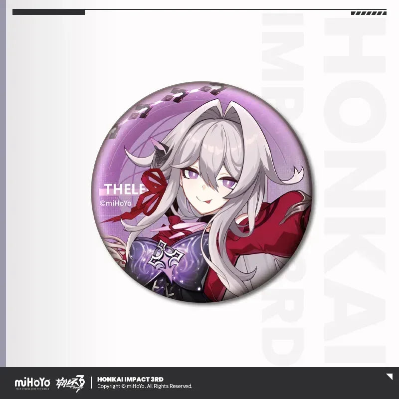 Honkai Impact 3rd Portrait Series Tinplate Badge Vol.2 Thelema ACG Go Anime www.acg-go.com Badge, Coralie, Dream Seeker, Helia, Honkai Impact 3rd, Lantern, Senadina, Songque, Thelema