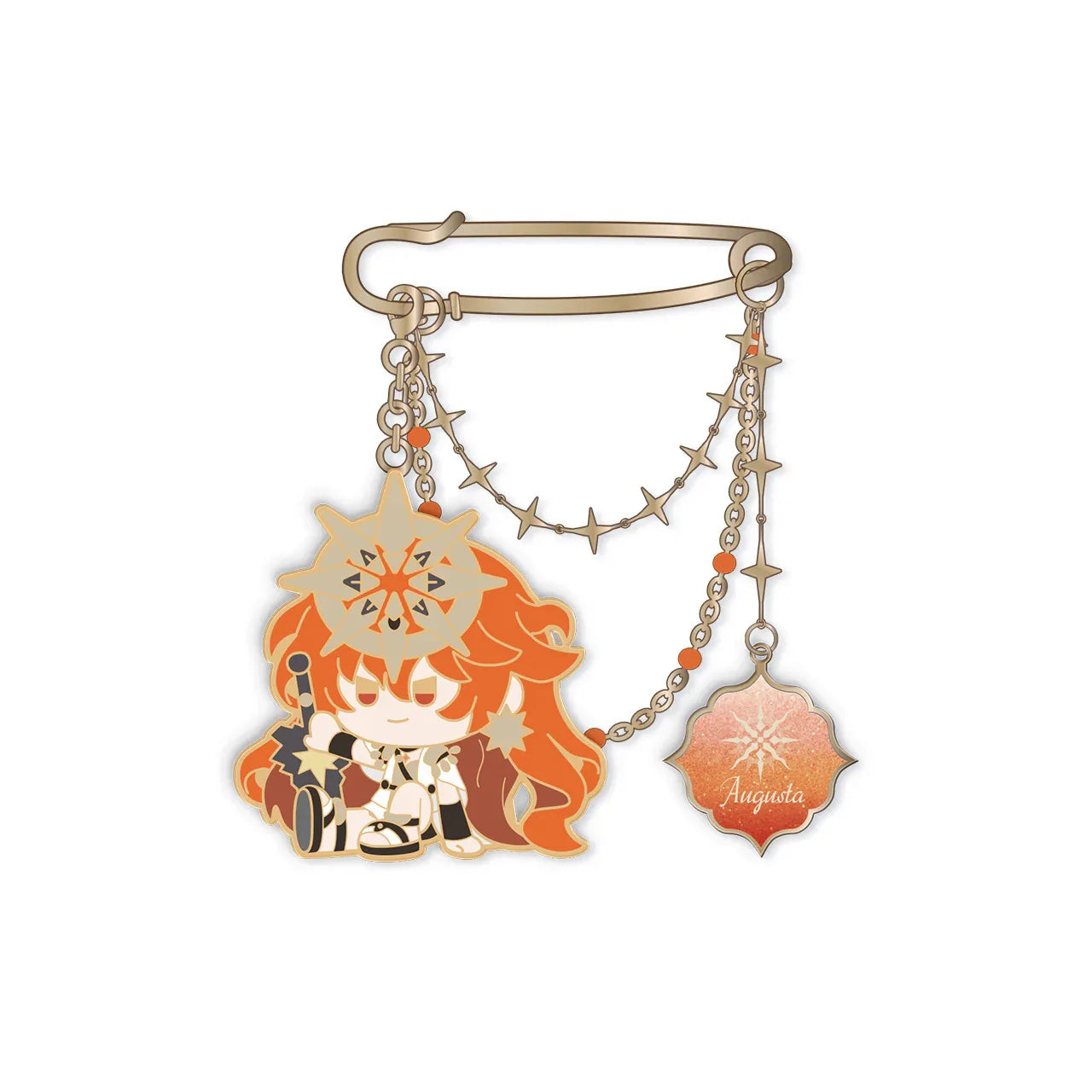 Resonator Theme Metal Brooch (Cartethyia, Augusta, Iuno) Wuthering Waves Augusta ACG Go Anime www.acg-go.com Apparel, Augusta, Cartethyia, Iuno, Wuthering Waves