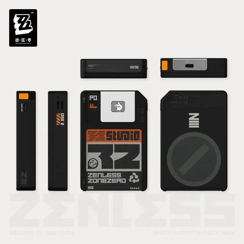 Zenless Zone Zero Rapid Power Series Magnetic Fast Charging Power Bank 10000 mAh (Magnetic + Wired Charging) ACG Go Anime www.acg-go.com Electronics, Power Bank, Zenless Zone Zero