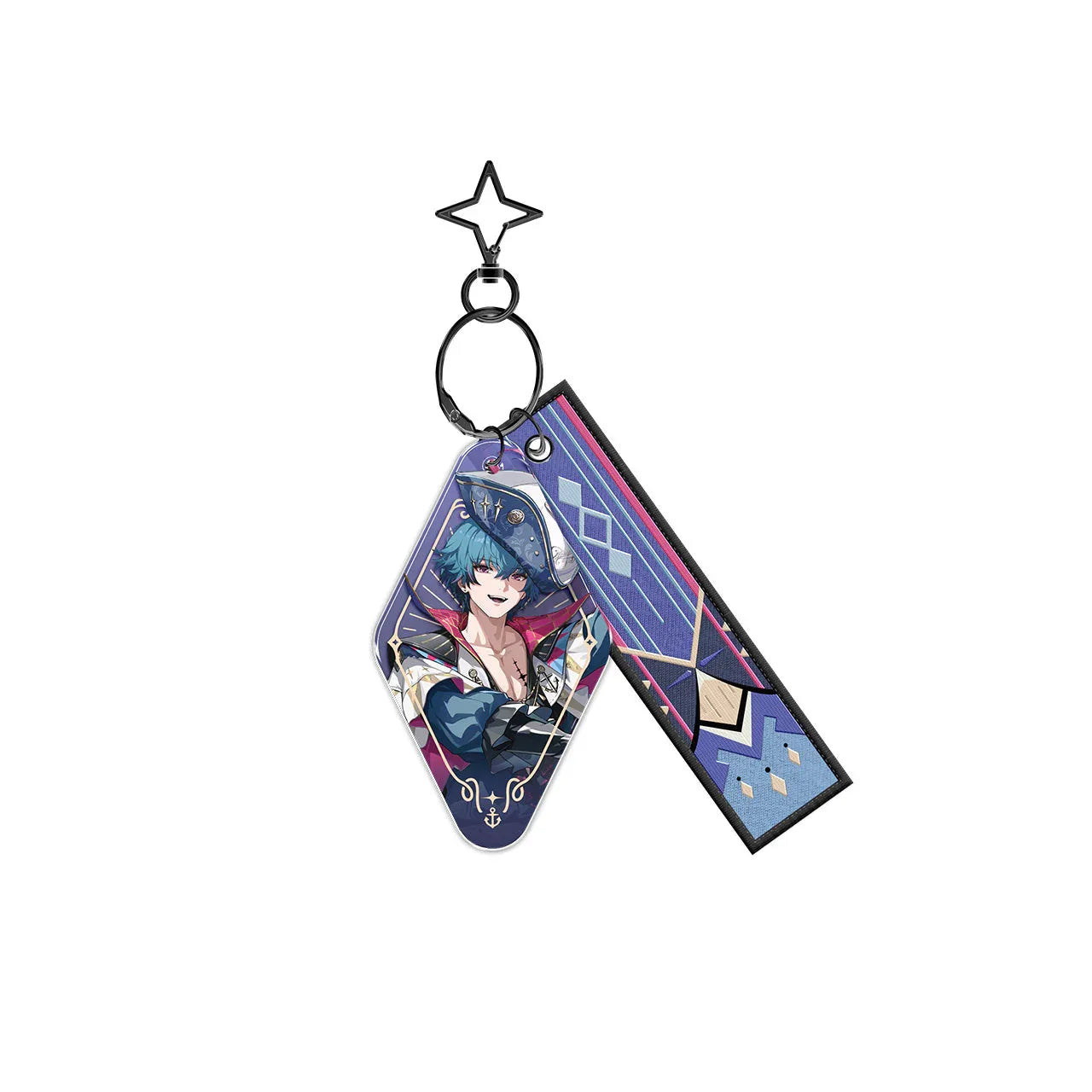 Resonator Theme Embroidered Keychain Wuthering Waves Brant ACG Go Anime www.acg-go.com Art Decor, Brant, Cross-Stitch, Household, Phoebe