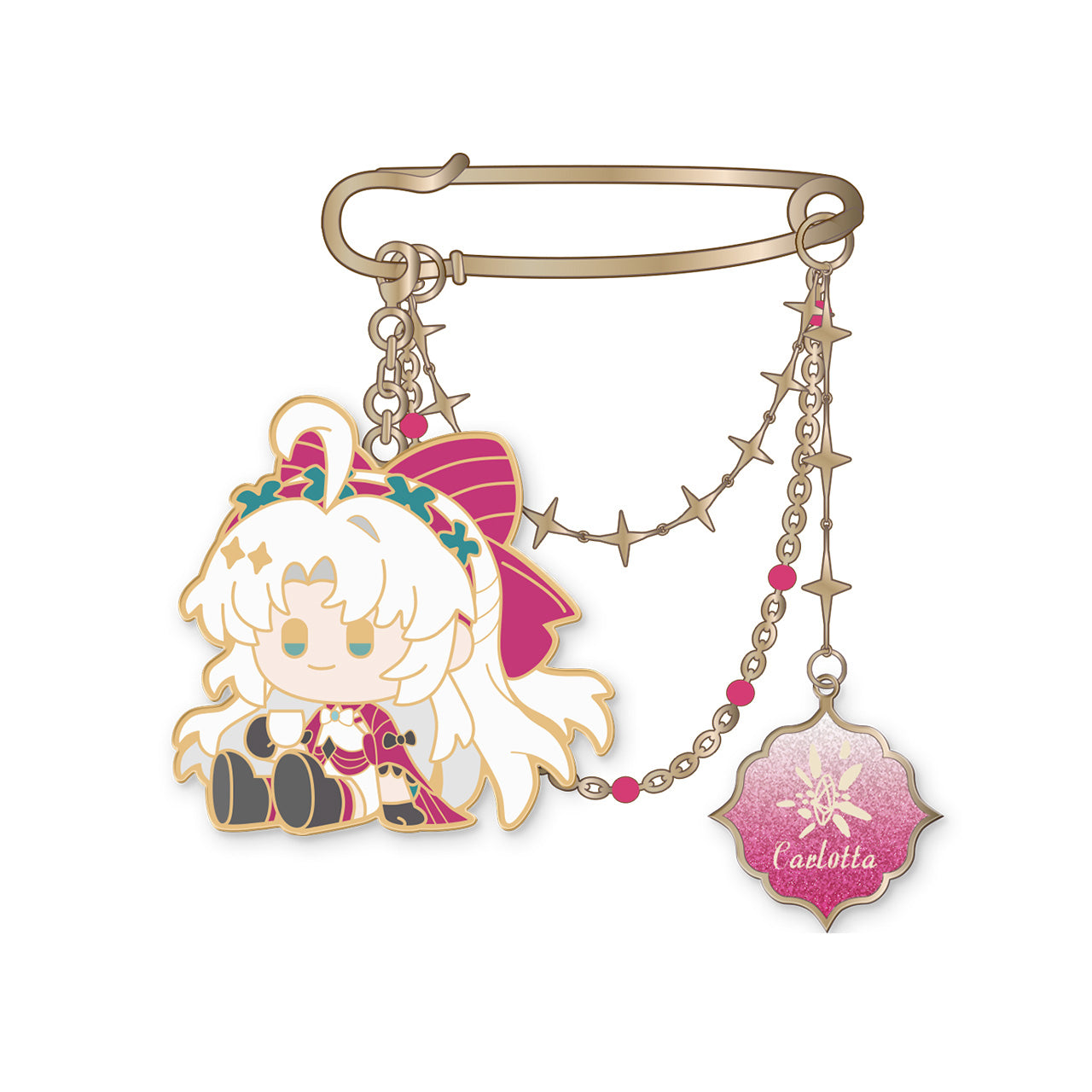 resonator theme metal brooch ACG GO
