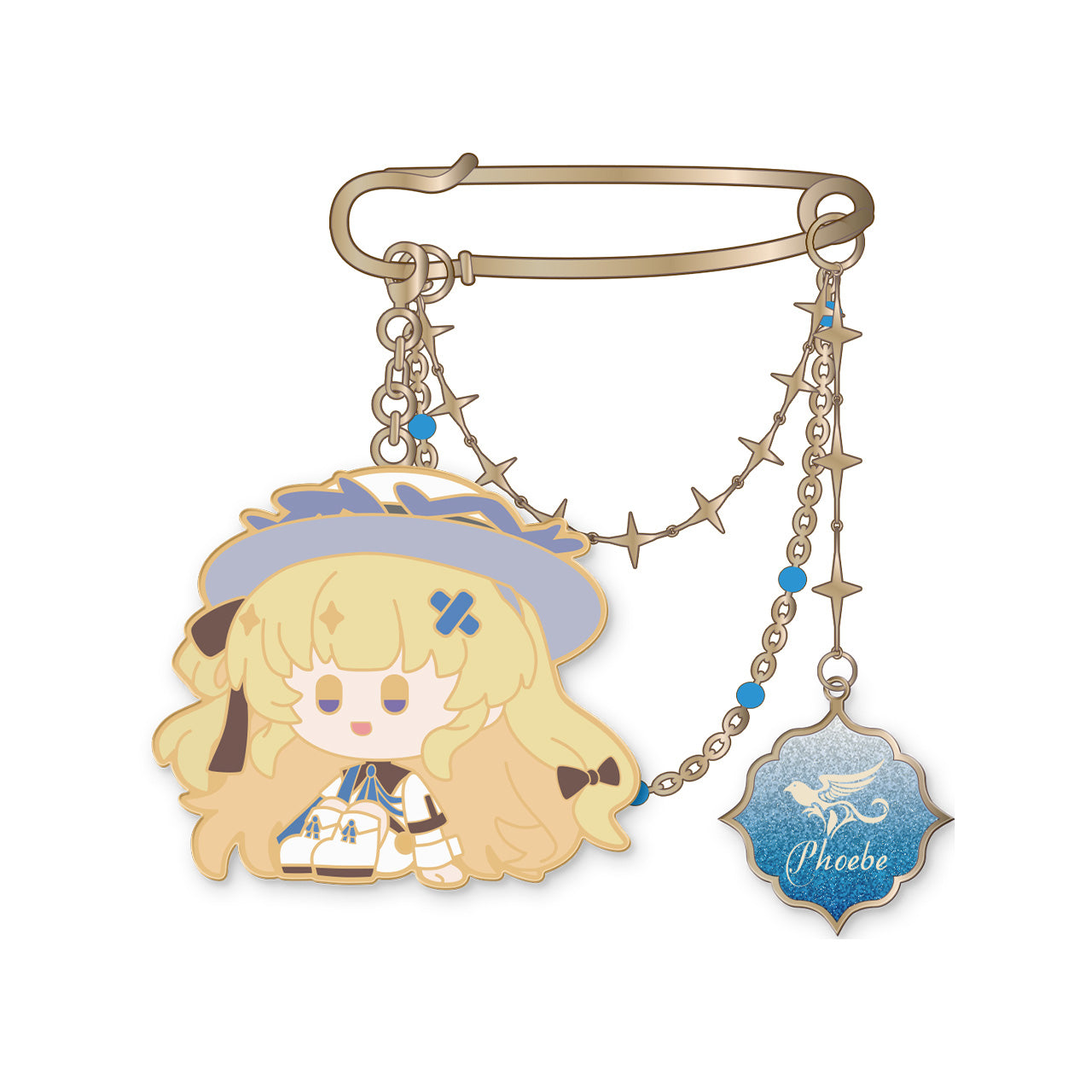 resonator theme metal brooch ACG GO