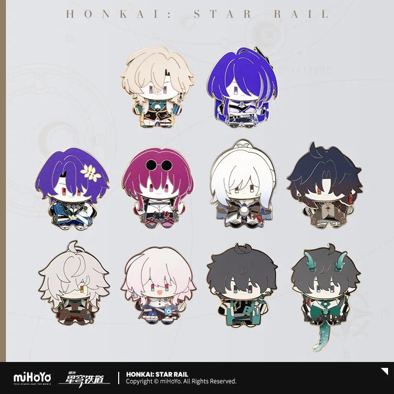 Honkai: Star Rail Chibi Doll Series Tinplate Badge