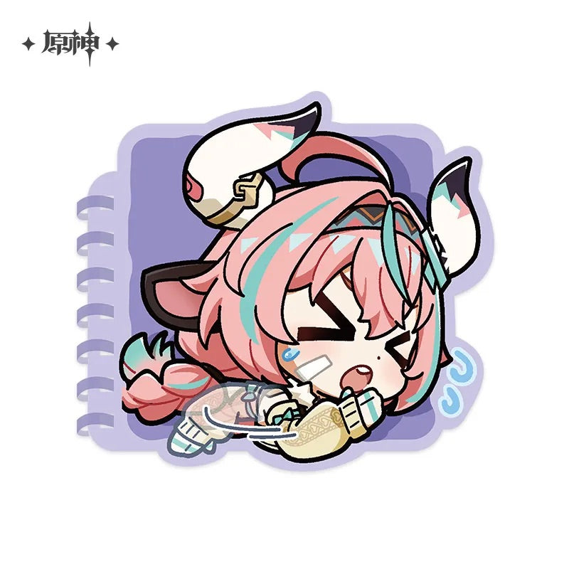 Chibi Character Series Spiral Notebook Natlan