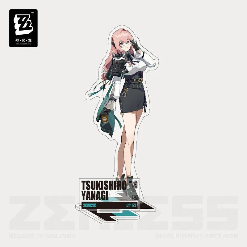 Zenless Zone Zero Section 6 Daily Series Acrylic Stand Tsukishiro Yanagi ACG Go Anime www.acg-go.com Asaba Harumasa, Hoshimi Miyabi, Soukaku, Stand, Tsukishiro Yanagi