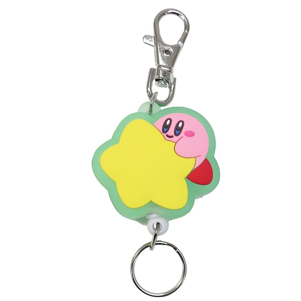 sk japan kirby s dream land rubber keychain warp star green ACG GO