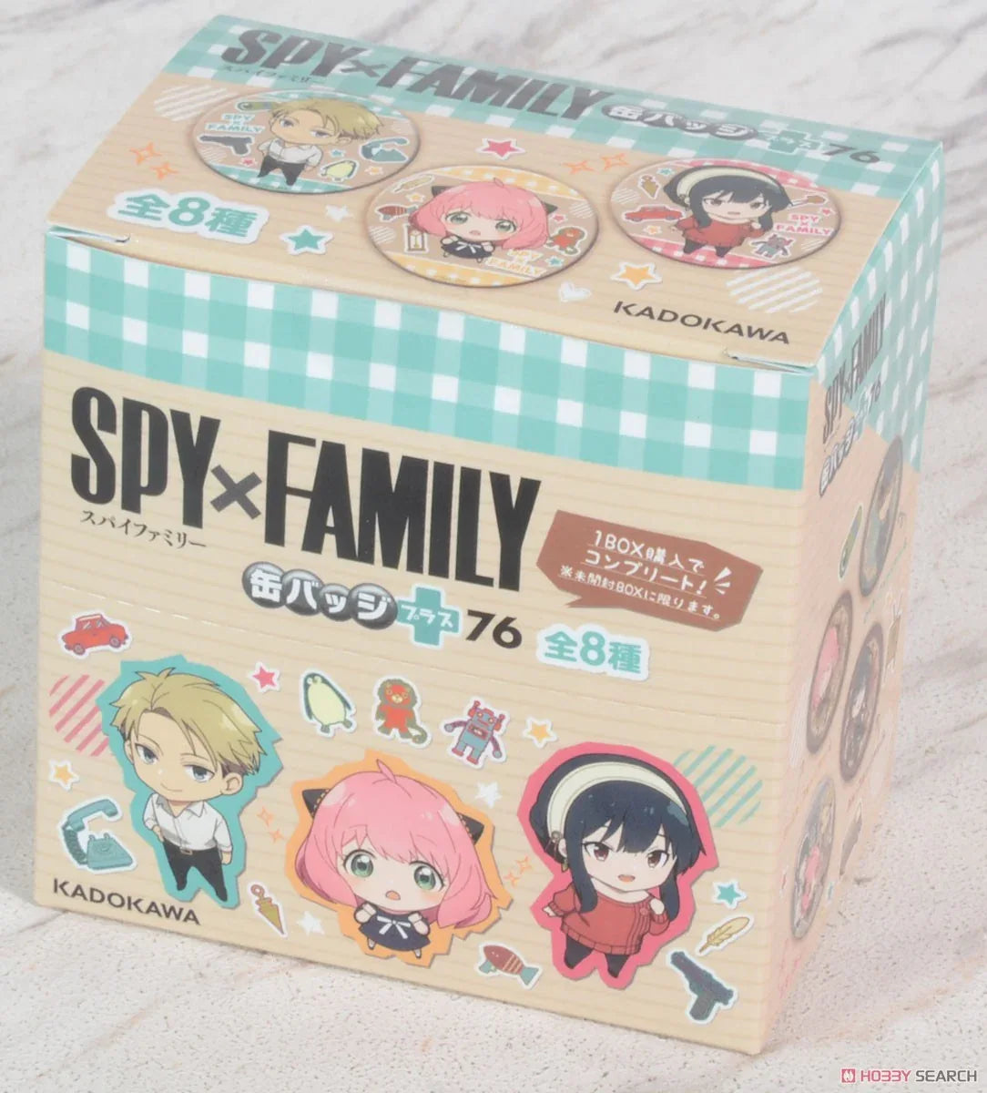 Chibi Badge Mystery Box Spy x Family Random one ACG Go Anime www.acg-go.com Mystery Box