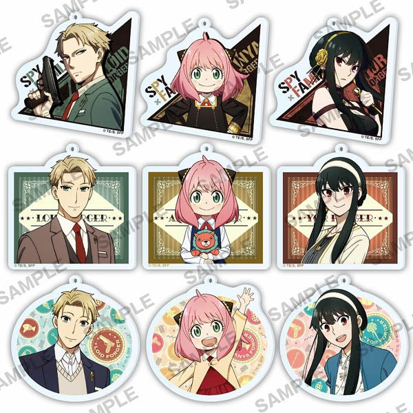 spy family trading acrylic keychain mystery box ACG GO
