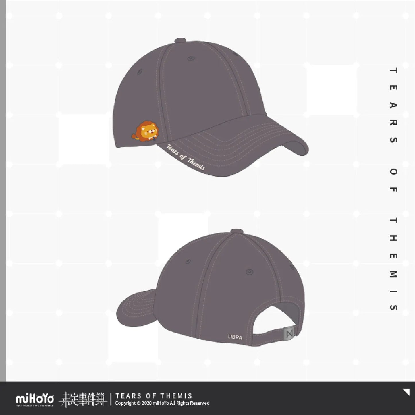sui xing series embroidered baseball cap ACG GO