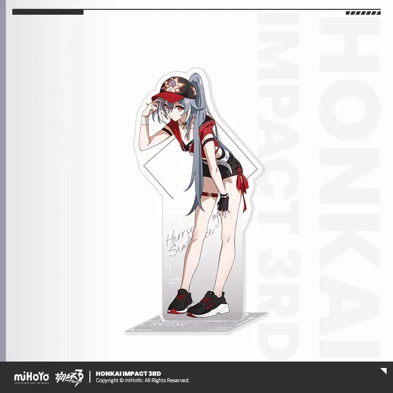 Honkai Impact 3rd Summer Cruise Series Vol.5 Acrylic Stand Herrscher of Sentience ACG Go Anime www.acg-go.com Bronya, Fu Hua, Herrscher of Sentience, Kiana, Raiden Mei, Stand