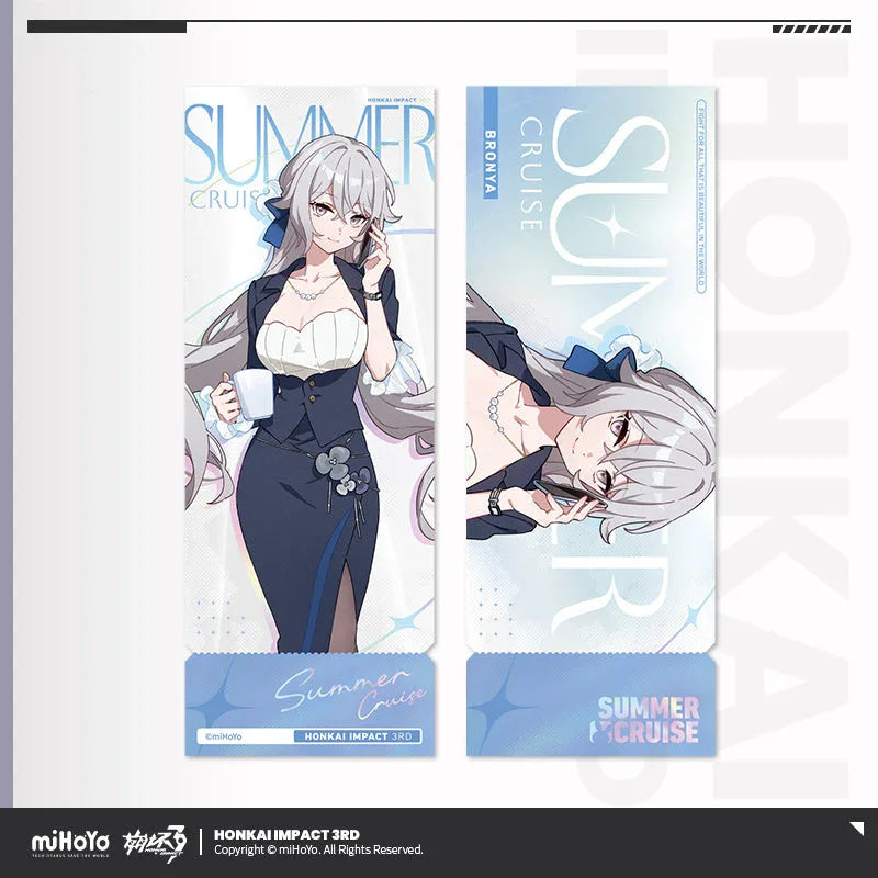 Summer Cruise Series Vol. 5 Laser Ticket Honkai Impact 3rd Bronya ACG Go Anime www.acg-go.com Art Decor, Bronya, Fu Hua, Herrscher of Sentience, Kiana, Raiden Mei