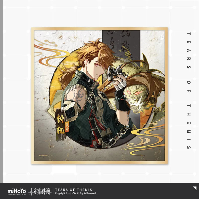 tears of themis omni spirits bureau dark fates series polyester gold sprinkled acrylic shikishi cardboard ACG GO