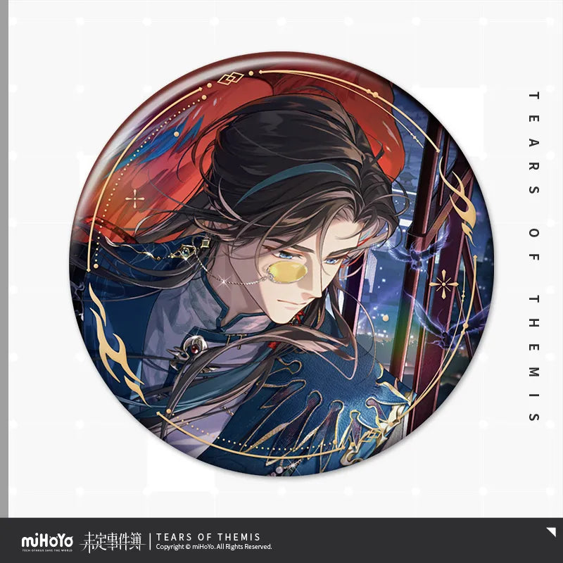 tears of themis omni spirits bureau dark fates series tinplate badge ACG GO