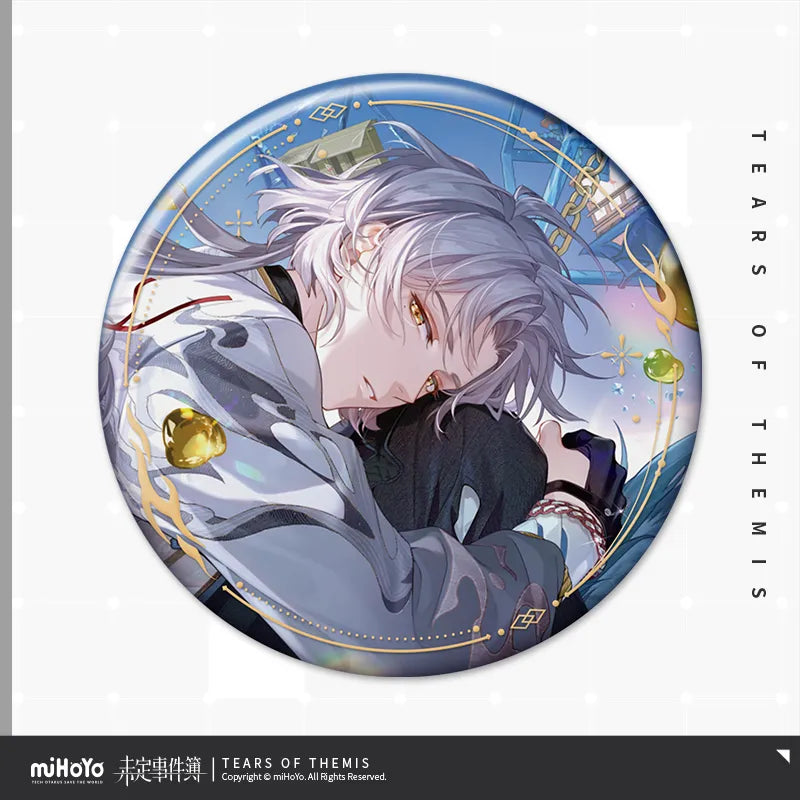 tears of themis omni spirits bureau dark fates series tinplate badge ACG GO