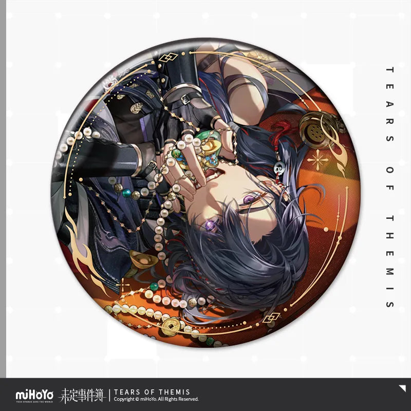 tears of themis omni spirits bureau dark fates series tinplate badge ACG GO