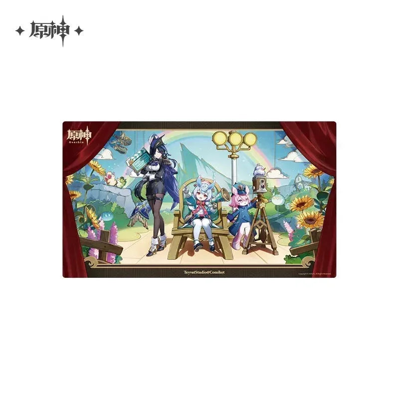 Genshin Impact Teyvat Studio Comiket Series Merch Mousepad ACG Go Anime www.acg-go.com Clorinde, Electronics, Mouse Pad, Pendant & Keychain, Sigewinne, Stand