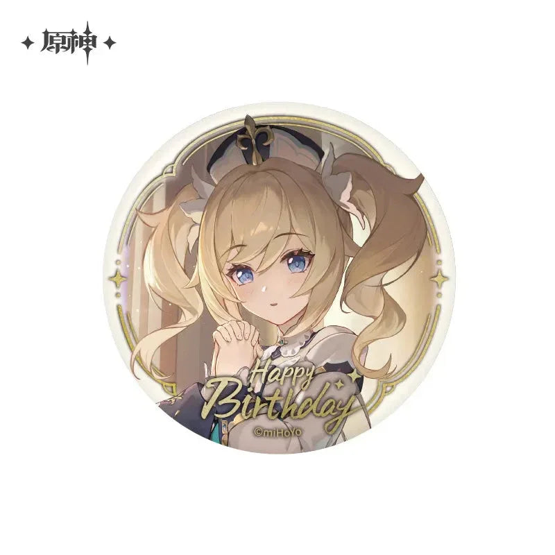 The Day of Destiny Series Badge Genshin Impact Barbara (2023) ACG Go Anime