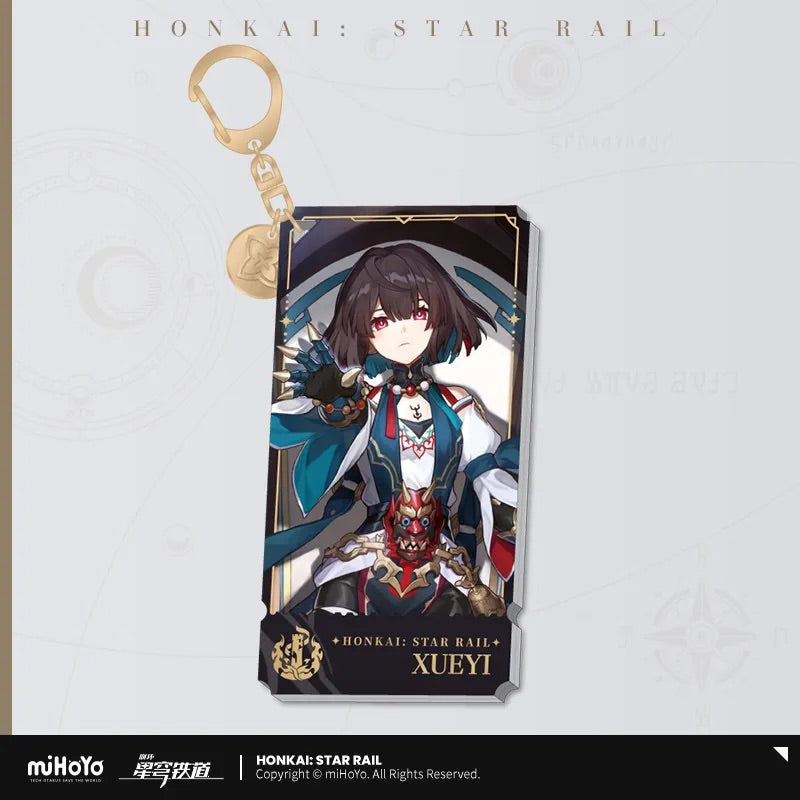 the destruction character warp artwork acrylic keychain ACG GO