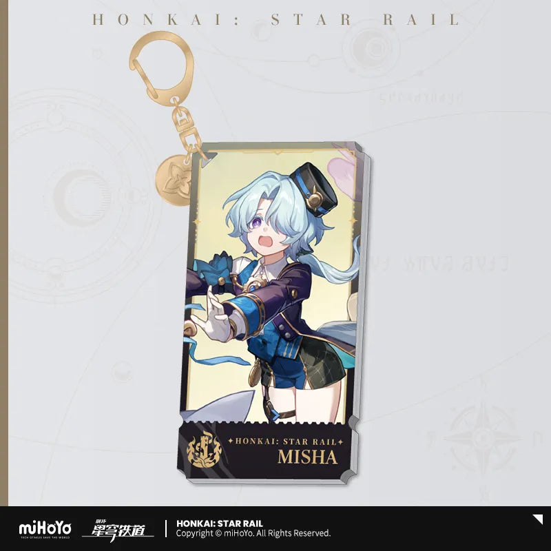 the destruction character warp artwork acrylic keychain ACG GO