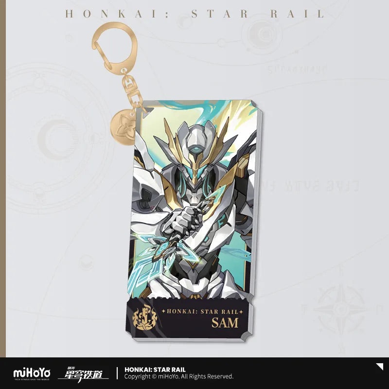 the destruction character warp artwork acrylic keychain ACG GO