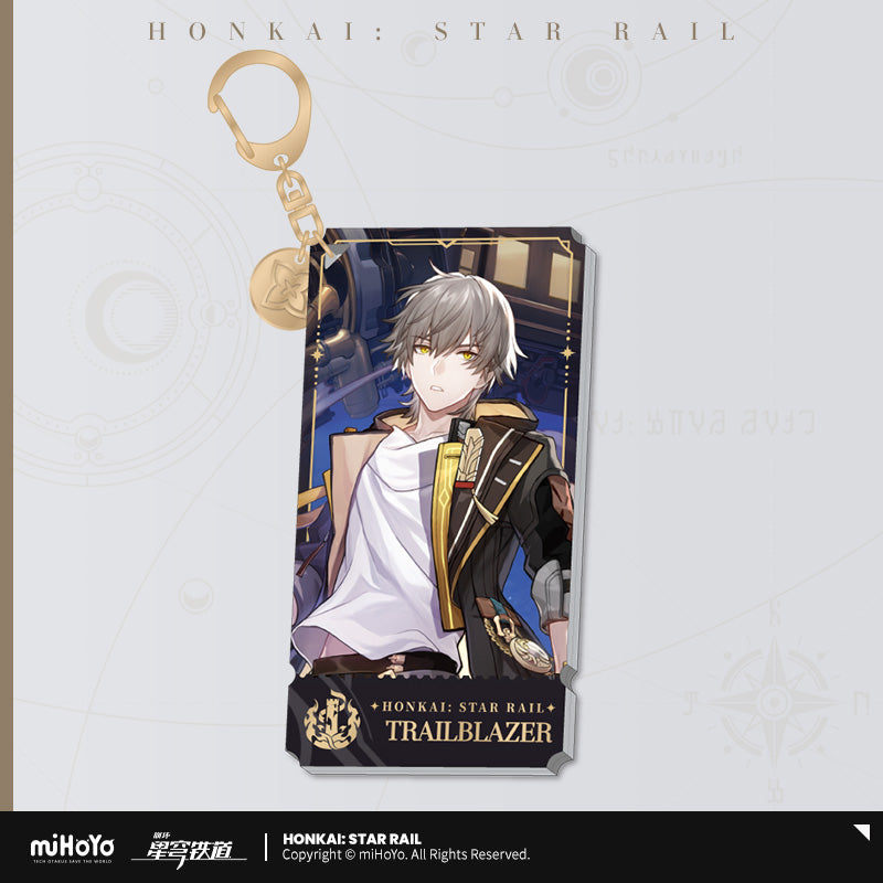 the destruction character warp artwork acrylic keychain ACG GO