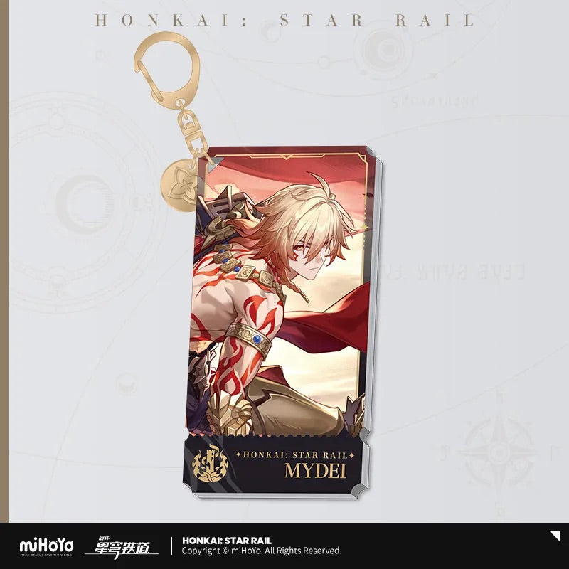 the destruction character warp artwork acrylic keychain ACG GO
