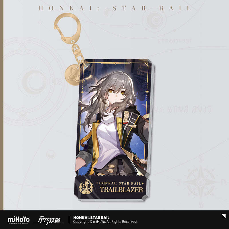 the destruction character warp artwork acrylic keychain ACG GO