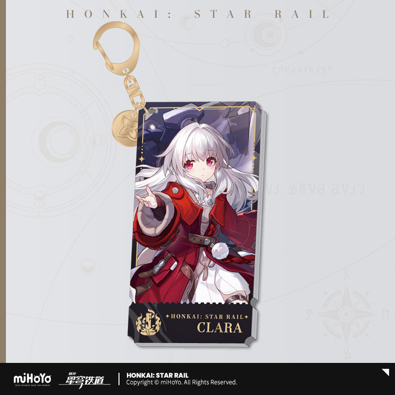 the destruction character warp artwork acrylic keychain ACG GO