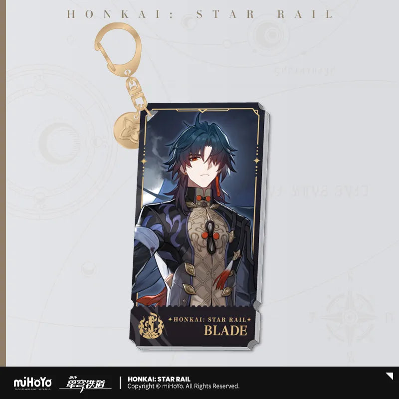 the destruction character warp artwork acrylic keychain ACG GO