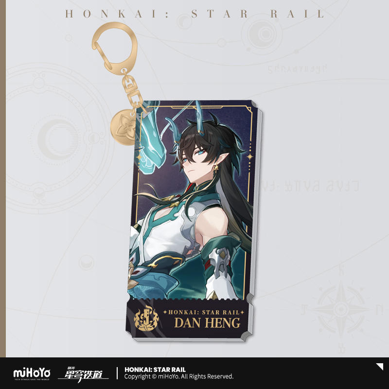 the destruction character warp artwork acrylic keychain ACG GO