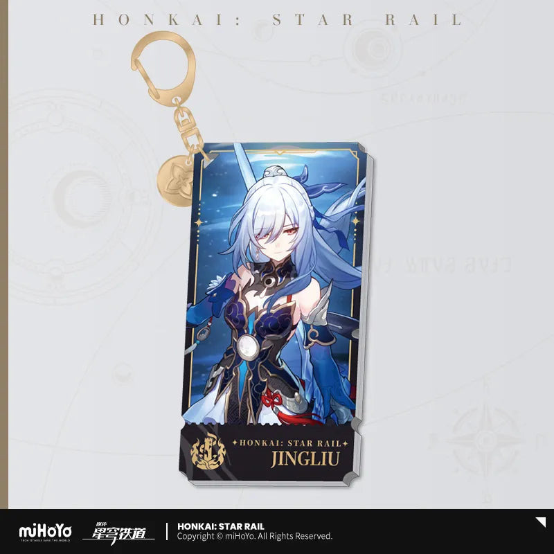 the destruction character warp artwork acrylic keychain ACG GO