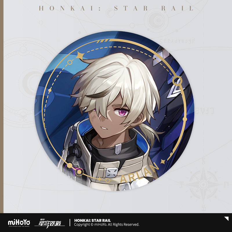the destruction character warp artwork tinplate badge ACG GO