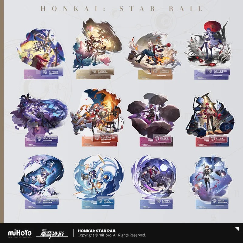 the nihility character warp artwork acrylic standee ACG GO