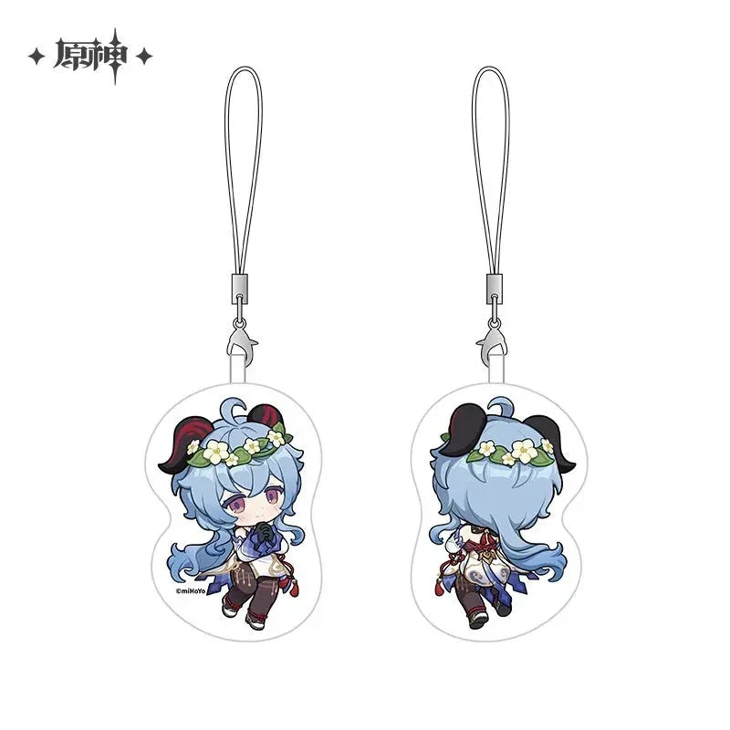 Genshin Impact Stars Series Ganyu Merch Plush Keychain ACG Go Anime www.acg-go.com Ganyu, Household, Pendant & Keychain, Pillow, Plush, Stand