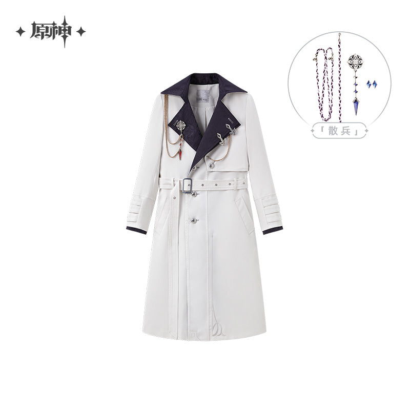 Frost and Flame Series Fatui Harbinger Impression Long Coat